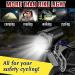 Ebike Headlight for Night Riding - Waterproof LED Bike Headlight for Road and Mountain Cycling - Universal Connector for 6V-60V Electric Bicycles - Buy Online on GoSupps.com