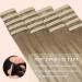 YDDM Invisible Tape Extensions - 20 Pcs 55cm Real Hair in Light Brown & Gold Blonde - Skin Weft Hair Extensions - Premium Quality - Buy Online on GoSupps.com