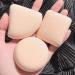 3Pcs Triangle Powder Puff Super Soft Breathable Dry Wet Dual Use Powder Puffs for Face Powder Make Up Sponge 3pcs
