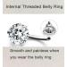 QWALIT Belly Button Piercing Kit Complete Body Piercing Kits with 3-Piece Belly Piercing Gun for All Piercings International Shipping Available - Buy Online on GoSupps.com