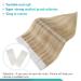Buy FSHINE Tape-In Hair Extensions - 30cm Gold Blonde & Light Blonde Highlights | Real Hair 20 Pieces Invisible #16P22 - Buy Online on GoSupps.com