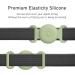 Airtag Dog Collar Pet Silicone Protective Case for GPS Tracking Finder Protective Cover Compatible with Apple Airtag Safety and Anti-lost (Matcha green+Lavender Middle) Matcha green+Lavender Middle - Buy Online on GoSupps.com