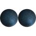 2 pieces of massage ball fascia ball diameter 6cm black massage balls for back legs feet hands.Lacrosse Ball for self -massage and suitable for trigger point therapy