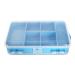 Double-Sided Pill Box Case Holder Organizer Storage for Medicine Tablet Vitamin (Blue)