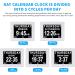 Golony 8 inch Extra Large Digital Day Dementia Clock for Seniors 12 Medication Reminders Calendar Clock with Day of The Week Date Time for Elderly Vision Impaired Memory Loss New White - Buy Online on GoSupps.com