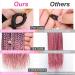 Unionbeauty 24 Inch Box Braids Crochet Hair - Ombre Pink Pre-looped Goddess Box Braids for Black Women - Pack of 8 - Buy Online on GoSupps.com