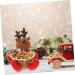 OFFSCH Santa Claus Snowman Candy Basket Christmas STO Xmas Wicker Basket Xmas Supplies Household Elder Baby As Shown 3 19X14X14CM - Buy Online on GoSupps.com