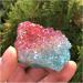 Natural Aura Red and Blue Stone Flower Electroplated Crystal Cluster forDecoration ZJGIDTEM 80-90g - Buy Online on GoSupps.com