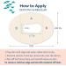 ExpressionMed Dexcom G6 Adhesive Patch (10-Pack) - Waterproof CGM Tape - Made in USA (White) - Buy Online on GoSupps.com