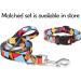 Suredoo Adjustable Dog Collar - Soft & Comfortable Nylon for Small Medium & Large Dogs | Color Block (L 38-63 cm Neck 2.5 cm Width) - Buy Online on GoSupps.com