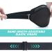 EasyVibe 3D Sleep Mask - Light Blocking Eye Mask with Adjustable Buckle | Soft Breathable Shade for Side Sleepers & Travel Yoga | Comfortable Black Sleeping Mask - Buy Online on GoSupps.com
