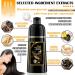 Black Hair Dye Shampoo - 3 in 1 Natural Hair Color & Grey Coverage | Long Lasting Instant Dye for Men & Women - Buy Online on GoSupps.com