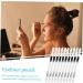 VINTORKY 20 Pcs Lying Silkworm Eyeliner Glitter Eyeliner Waterproof Eye Liner Pencil Gel Wooden Pole White - Buy Online on GoSupps.com