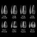 Mylee Fix N Flash Soft Gel Tips - Short Square - 552 PCS | Full Cover Nail Extensions | Flexible & Resistant | Nail Art Gel with 12 Sizes - Buy Online on GoSupps.com