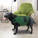 Shop Kittystar XL Breathable Dog Shirt - Calming Coat for Thunderstorms Fear Vest & Jacket in Green | Puppy Anxiety Relief - Buy Online on GoSupps.com