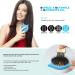 Bestool Small Travel Hair Brush - Wooden Boar Bristle for Women, Men, and Kids - Detangle, Defrizz, Distribute Oil - Blue - Buy Online on GoSupps.com