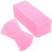 100 Pieces Pink Wax Strips Hair Removal Non Woven Waxing Strips Wax Paper Sheets for Facial Eyebrow Face Leg Body Bikini Hair Cleaning and Remover (100 Pieces)