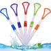 NALCY 10 pieces plastic tongue scraper tongue cleaner for children adults tongue scraping tongue cleaner for mouth care fresh breath - comfortable & safe