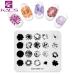 Buy KADS 7/6PCS Nail Art Stamp Plates - Flower Butterfly & Ocean Designs | Manicure Templates with 1 Stamper - International Shipping Available - Buy Online on GoSupps.com
