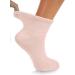 American Made Women's Diabetic Ankle Socks | Non-Binding Top | Seamless Toe | 3 Pairs 9-11 Pink - Buy Online on GoSupps.com