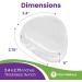 Premium Gel Ball of Foot Cushions - Clear Gel Metatarsal Pads for Foot Pain Relief - 2 Pair Set - 1/8 Inch Thickness - Buy Online on GoSupps.com