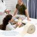 Elastic Tubular Support Bandage - Large Knee & Medium Thigh Cotton Spandex White (6.25cmx10m) - Buy Online on GoSupps.com