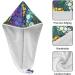 Buy Abstract Colorful Pineapple Hair Towels - Super Absorbent Quick Dry 2 Pack for Women & Girls - Buy Online on GoSupps.com