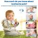 Sensory Teething Toys for Babies 3-24 Months - Baby Rattle Soft Teether with Pacifier Clip | 6 Textures | Gender Neutral Infant Toy - Buy Online on GoSupps.com