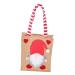 Alipis Christmas Bag Christmas Burlap Bags Xmas Handbag Christmas Bags Drawstring Bag Shopping 1 count (Pack of 1) Picture 3