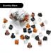 48pcs Mini Hair Claw Clips for Women Girls - Small Plastic Jaw Clamps in Black/Brown/Clear with Storage Box - Buy Online on GoSupps.com