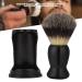 Anggrek Afeitar Razor Pinos - Professional Black Acrylic Razor & Beard Brush Set for Easy Travel | International Shipping Available - Buy Online on GoSupps.com