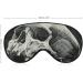 Death Skull Sleep Mask Eye Cover - Adjustable Strap, Blocks Light for Night Travel - Men Women Blindfold for Sleeping - Buy Online on GoSupps.com