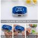 Decorative Blue Owl Pill Box - 2 Compartment Portable Medicine Organizer for Pocket or Purse - Buy Online on GoSupps.com