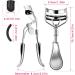 Buy Wllhyf Professional Eyelash Pliers Kit - Metal Makeup Tool with Built-in Comb & 10 Replacement Pads for Dramatically Curved Eyelashes (Silver) - International Shipping Available - Buy Online on GoSupps.com