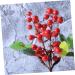 ABOOFAN 3pcs Coffee Shop Decor Artificial Berries Office Decoration Lifelike Berries Realistic Looking Berries Floral Decor Artificial Branches Fake Decorative Fruit Simulation Berries Red - Buy Online on GoSupps.com