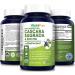 NusaPure Cascara Sagrada 500mg Veggie Caps - 250 Vcaps, Bioperine, Non-GMO Gluten Free Extract 10:1 - Buy Online on GoSupps.com