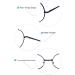 4 Pack Retro Round Reading Glasses for Men & Women - Metal Frame + Glasses Strap - 1.5 Diopters - Buy Online on GoSupps.com