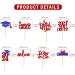 4XD-grad cupcake topper red - Buy Online on GoSupps.com