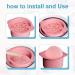 2pcs Silicone Wax Pot Liner & Spatula Set | Reusable Warmer Liners for 16oz Electric Waxing Kit (Pink/Blue) - Buy Online on GoSupps.com