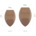 XXL Make-Up Body Sponge and Cosmetic Sponge Set - Luvia Cosmetics - Makeup Blender Elegance Coffee - Buy Online on GoSupps.com