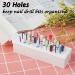 Fiezkaa Nail Drill Bits Holder Stand - 30 Holes Dustproof Case for Acrylic Nail Drill Bits - Salon Organizer and Storage Box - Buy Online on GoSupps.com
