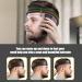 Curved Silicone Haircut Band Neckline Shaving Template and Hair Trimming Guide Hairline Shaping Tool Self Hair Trimming Guide for Men for DIY Home Haircuts Fade Guide for Hair Clippers - Buy Online on GoSupps.com
