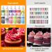Gel Food Coloring - 80ml Orange Gel Based Food Dye Vibrant Tasteless Concentrated Food Coloring for Cake Cookie Decorating Easter Egg Icing Fondant Baking Macaron - 2.71 Fl.Oz Bottles (Christmas) - Buy Online on GoSupps.com
