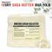 10lb Raw Unrefined Ivory African Shea Butter Bulk Bar - DIY Body Butter Making - Shea Moisture for Skin Care - 1 Pack - Buy Online on GoSupps.com