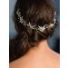 Handmadejewelrylady - Wedding Crystal Rhinestone Headband Vine Style Hair Accessories Ladies Headpiece for Evening Party
