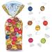 LINDT | 40 LINDOR Bites with Original and Exclusive Flavors in a Gold Bag | 500g Assortment of Black, White, Milk Chocolates