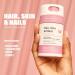 Health By Habit Hair Skin and Nails Supplement - 60 Capsules with Biotin, Vitamins A, B, C, Hyaluronic Acid, Vegan, Non-GMO, Sugar Free - 1 Pack, 60 Count - Buy Online on GoSupps.com