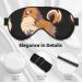 Shop Cartoon Pomeranian Dog Print Unisex Sleep Mask | Soft Comfort Eye Shade for Travel Yoga & Shift Work - Buy Online on GoSupps.com