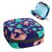 Anna Cowper Cute Trees Chritmas Pattern Sanitary Napkin Storage Bag Feminine Menstrual Cup Pouches Nursing Pad Holder Tampon Bags Portable Period Bag for Women Teen Girls 1Pcs Multi-colored 9