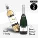 St. Regis Chardonnay & Brut 2 Pack 750 mL (2 x 750 mL Per Bottle) - Twice The Deal - Non Alcoholic Sparkling Wine - Low Carb and Low Sugar - Ideal Wedding Gifts - Enjoy Life and Flavorful Wine - Buy Online on GoSupps.com